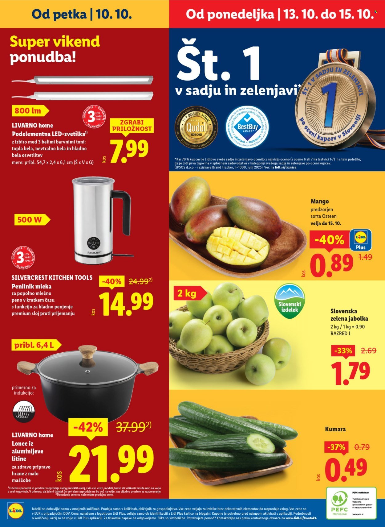 LIDL katalog - Od četrtka, 9. 10. 2025 (2025-10-09 - 2025-10-15)