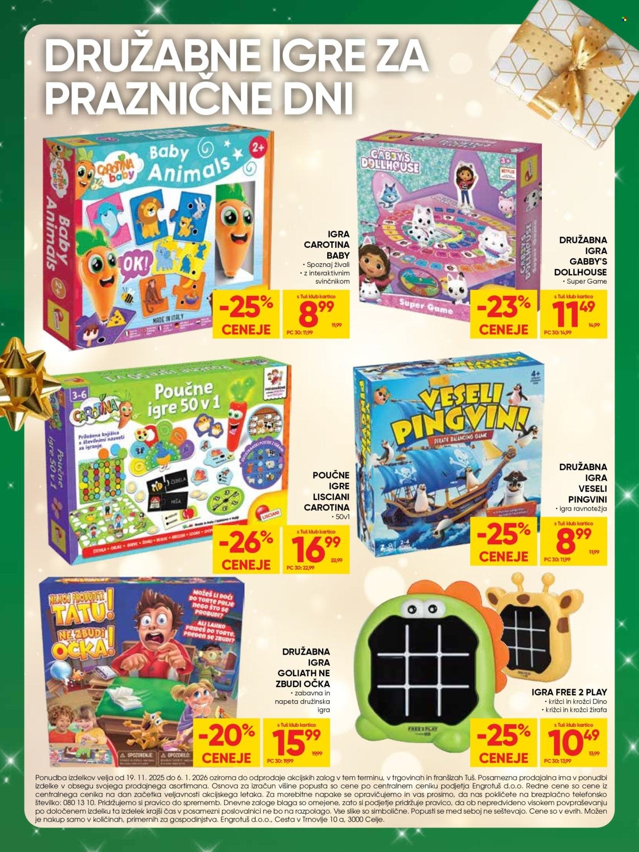 TUŠ katalog - DARILA IN DEKORACIJA (2025-11-19 - 2026-01-06)