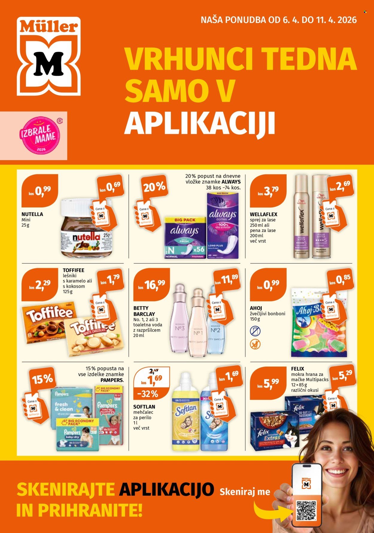 MÜLLER katalog - Vrhunci tedna v aplikaciji (2026-04-06 - 2026-04-11)