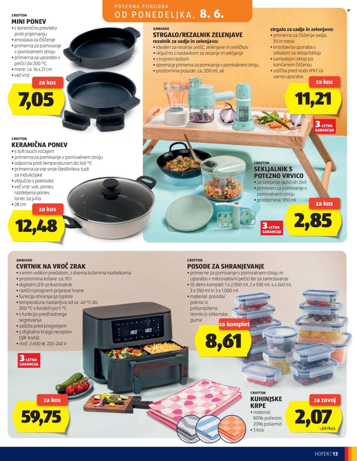 HOFER katalog - Od srede, 3. 6. 2026