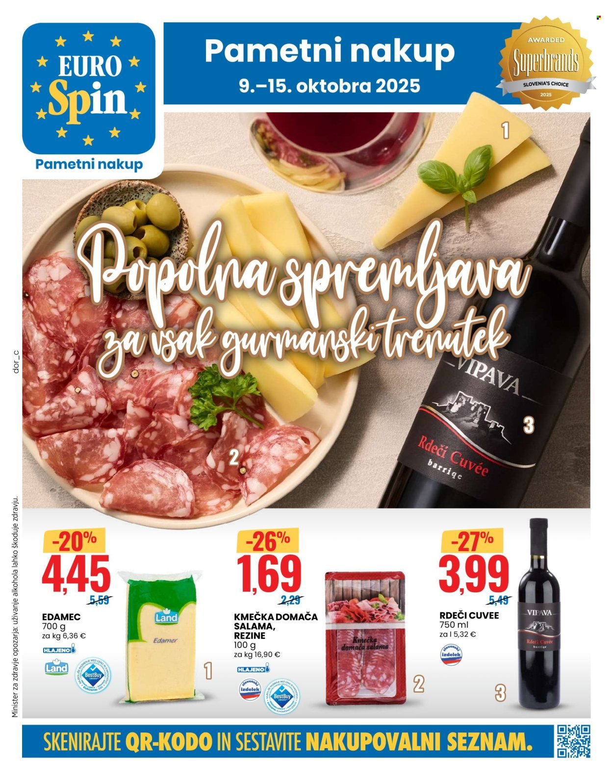 EUROSPIN katalog - Popolna gastronomska spremljava (2025-10-09 - 2025-10-15)