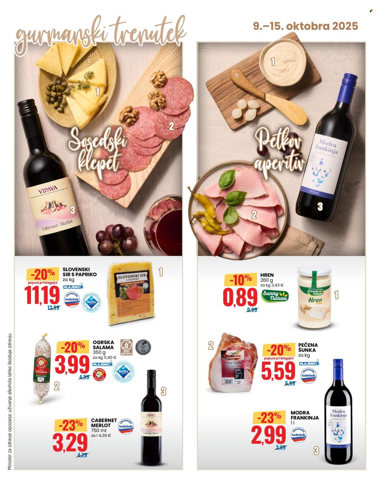 EUROSPIN katalog - Popolna gastronomska spremljava (2025-10-09 - 2025-10-15)