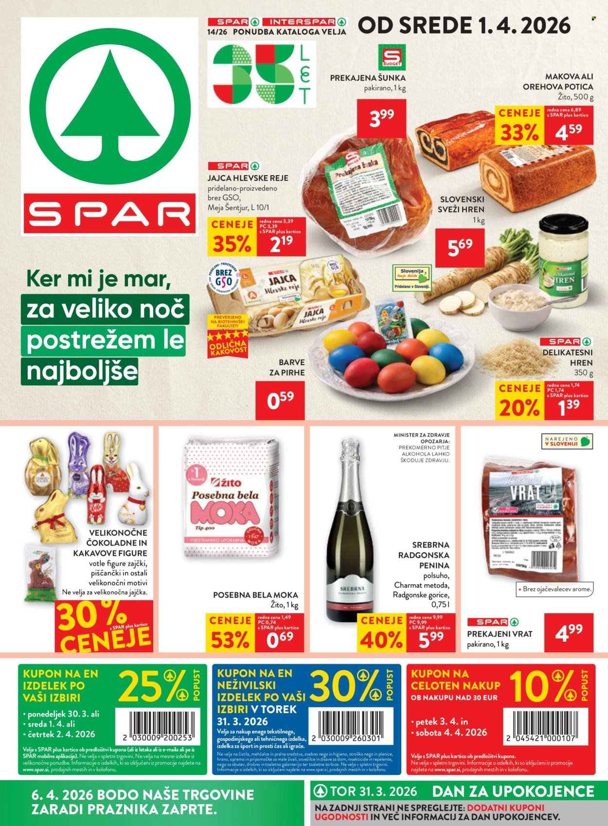 SPAR katalog - Od srede, 1. 4. 2026 (2026-04-01 - 2026-04-14)