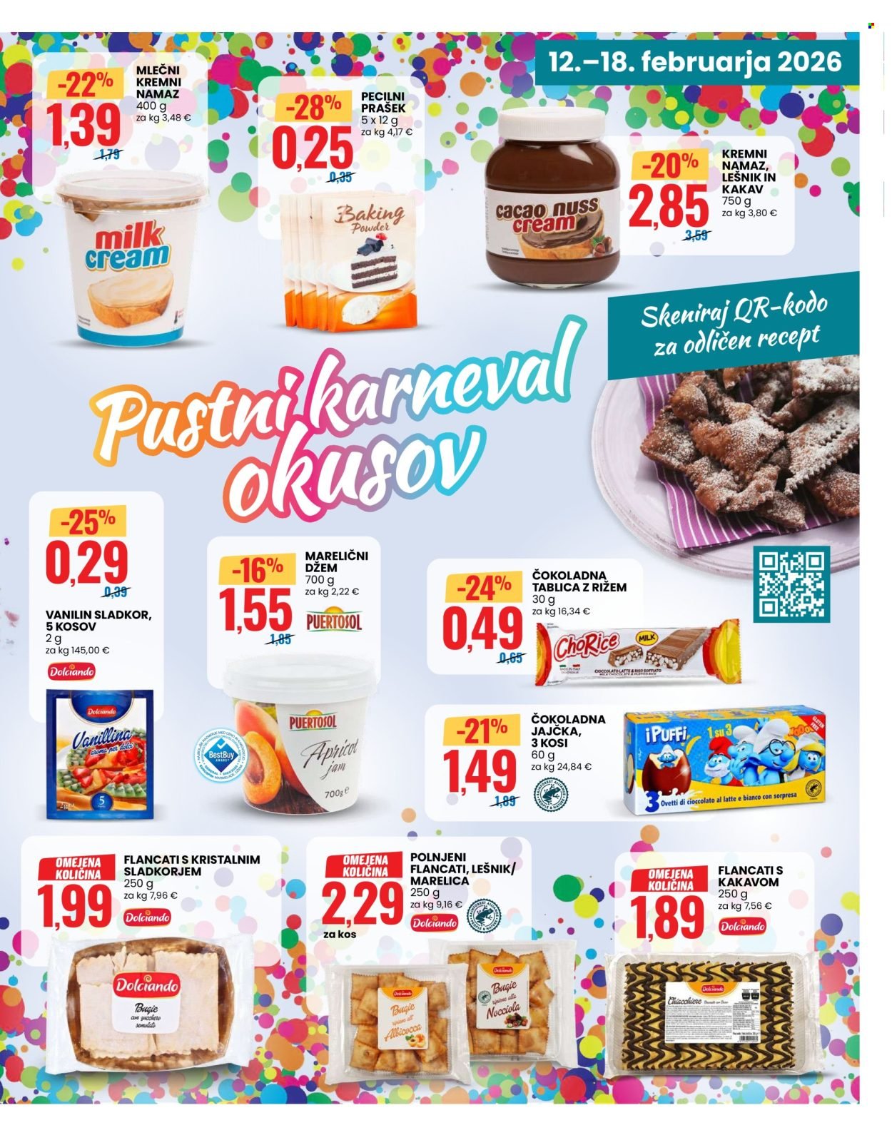 EUROSPIN katalog - Pustni karneval okusov (2026-02-12 - 2026-02-18)