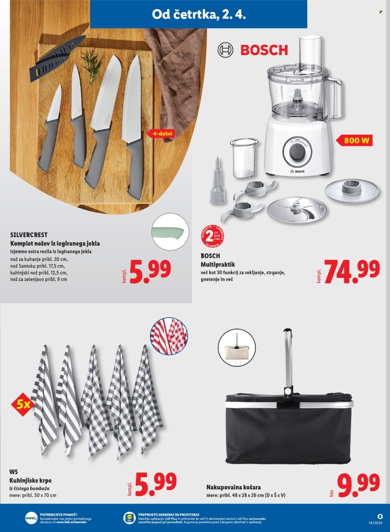 LIDL katalog - Od četrtka, 2. 4. 2026 (2026-04-02 - 2026-04-08)