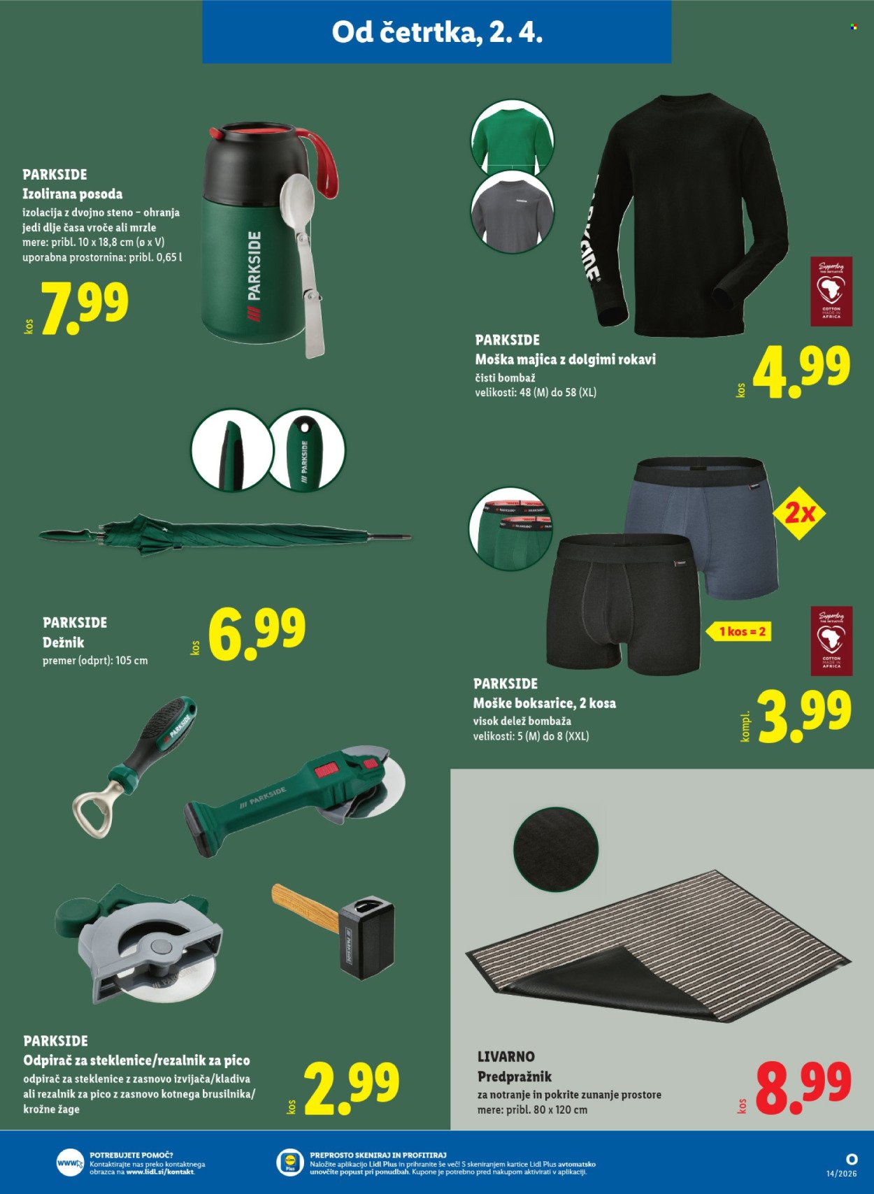 LIDL katalog - Od četrtka, 2. 4. 2026 (2026-04-02 - 2026-04-08)