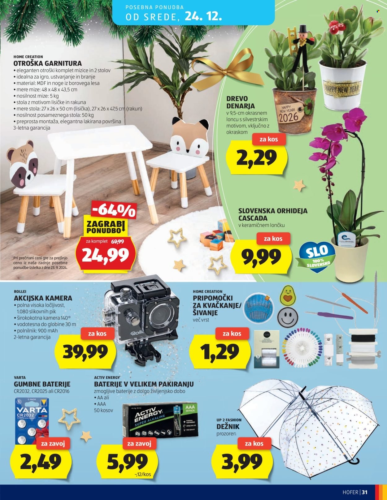 HOFER katalog - Od četrtka, 18. 12. 2025 (2025-12-18 - 2025-12-24)