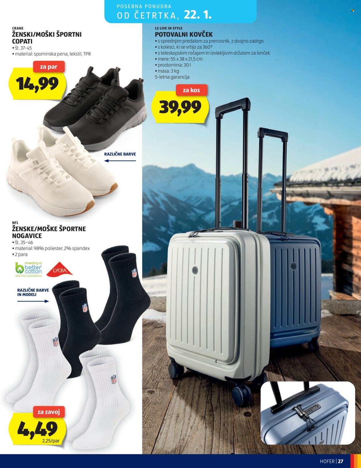 HOFER katalog - Od srede, 14. 1. 2026 (2026-01-14 - 2026-01-22)