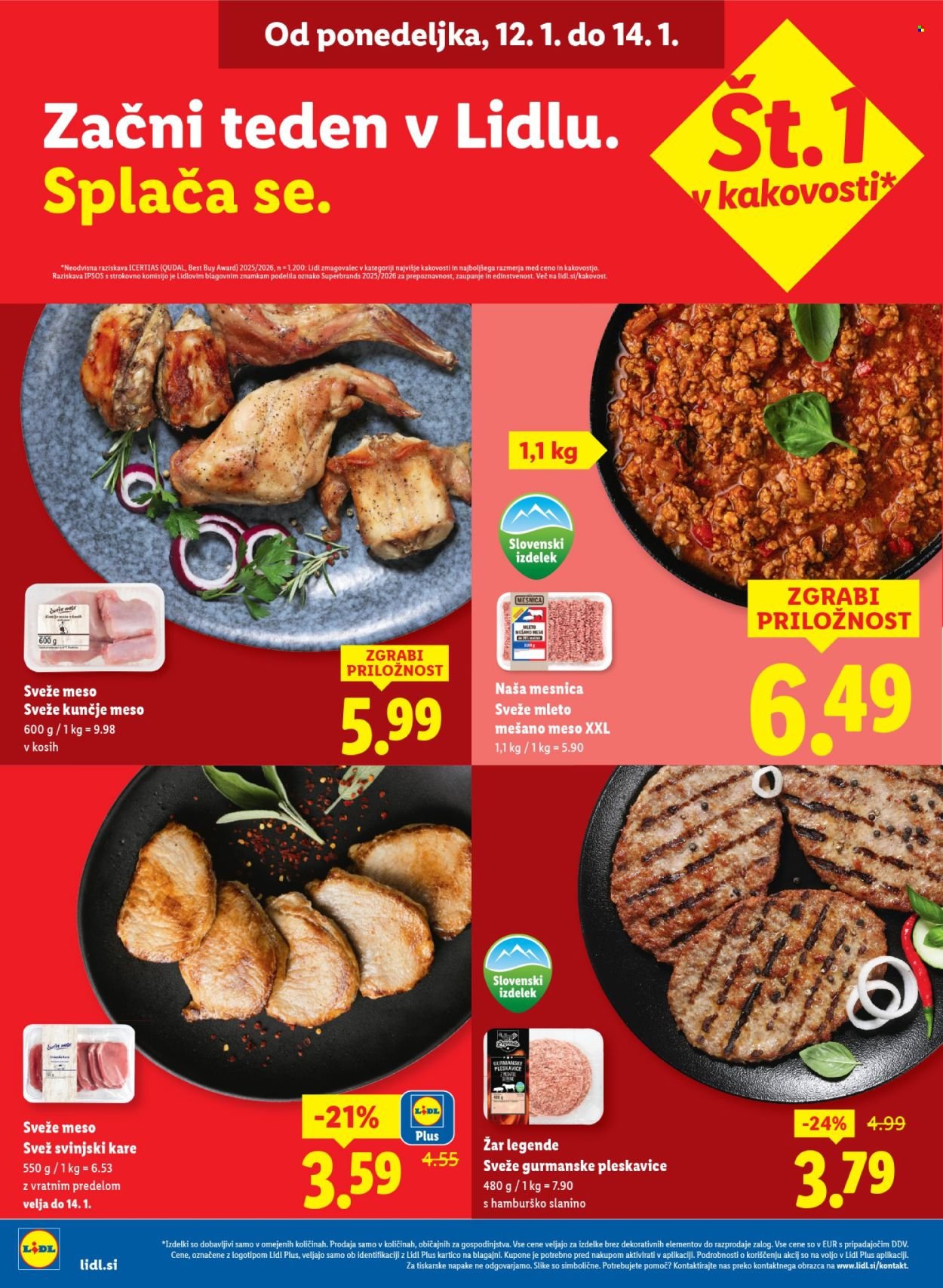 LIDL katalog - Od četrtka, 8. 1. 2026 (2026-01-08 - 2026-01-14)