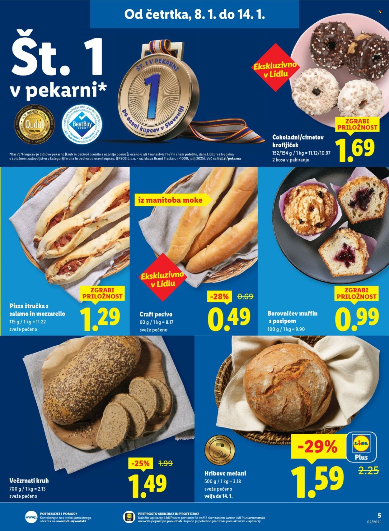 LIDL katalog - Od četrtka, 8. 1. 2026 (2026-01-08 - 2026-01-14)