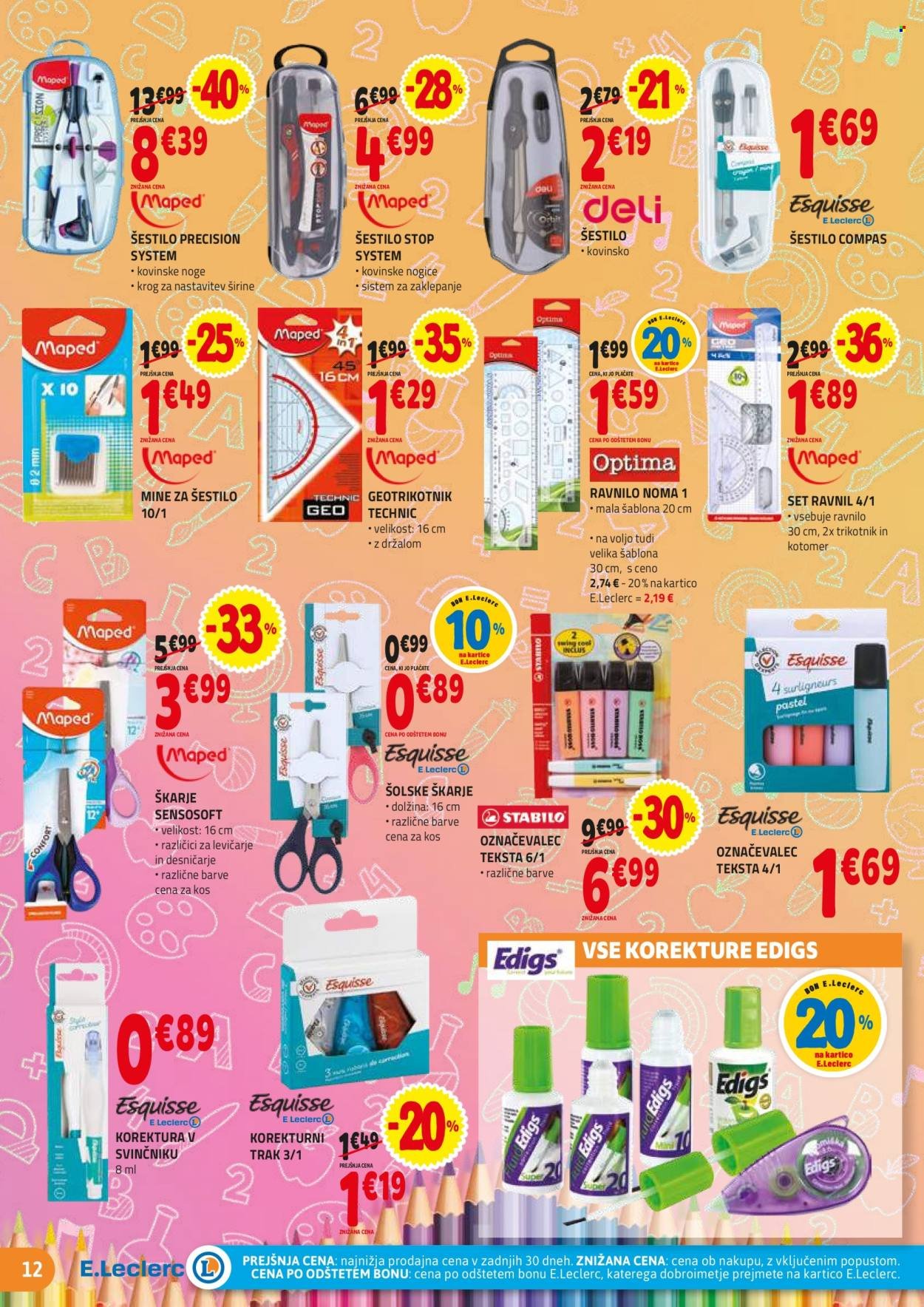 E.LECLERC katalog - Vse za šolo (2025-07-30 - 2025-08-30)