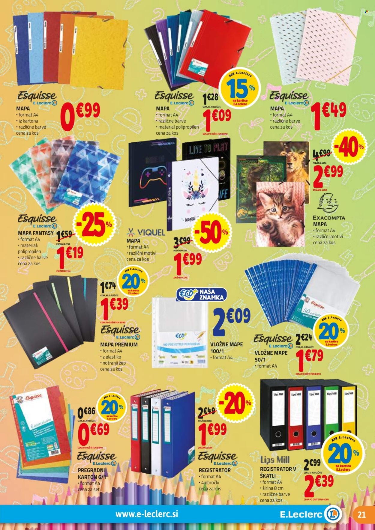 E.LECLERC katalog - Vse za šolo (2025-07-30 - 2025-08-30)