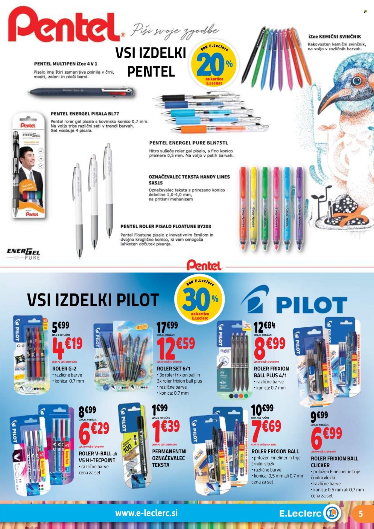 E.LECLERC katalog - Vse za šolo (2025-07-30 - 2025-08-30)