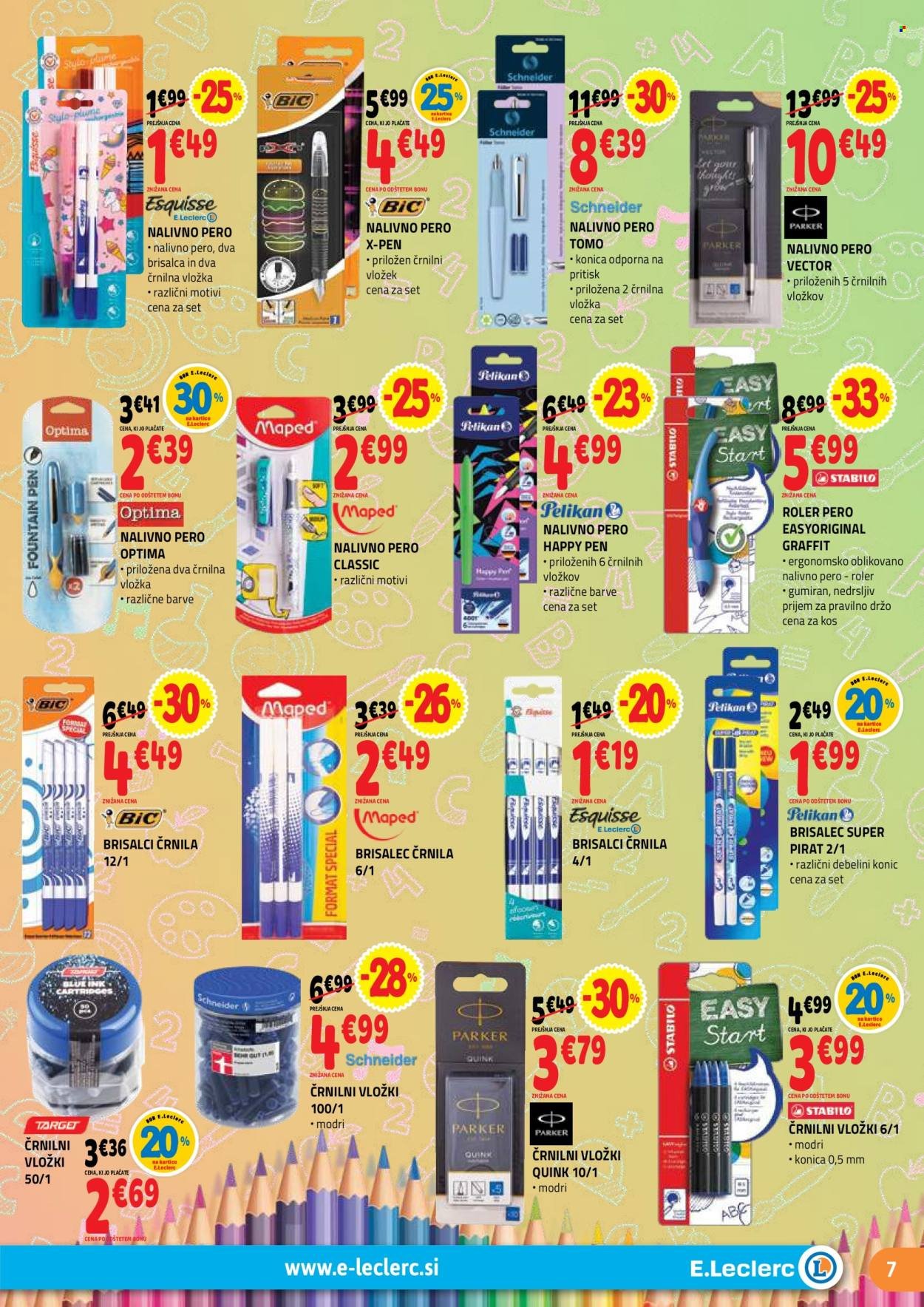 E.LECLERC katalog - Vse za šolo (2025-07-30 - 2025-08-30)