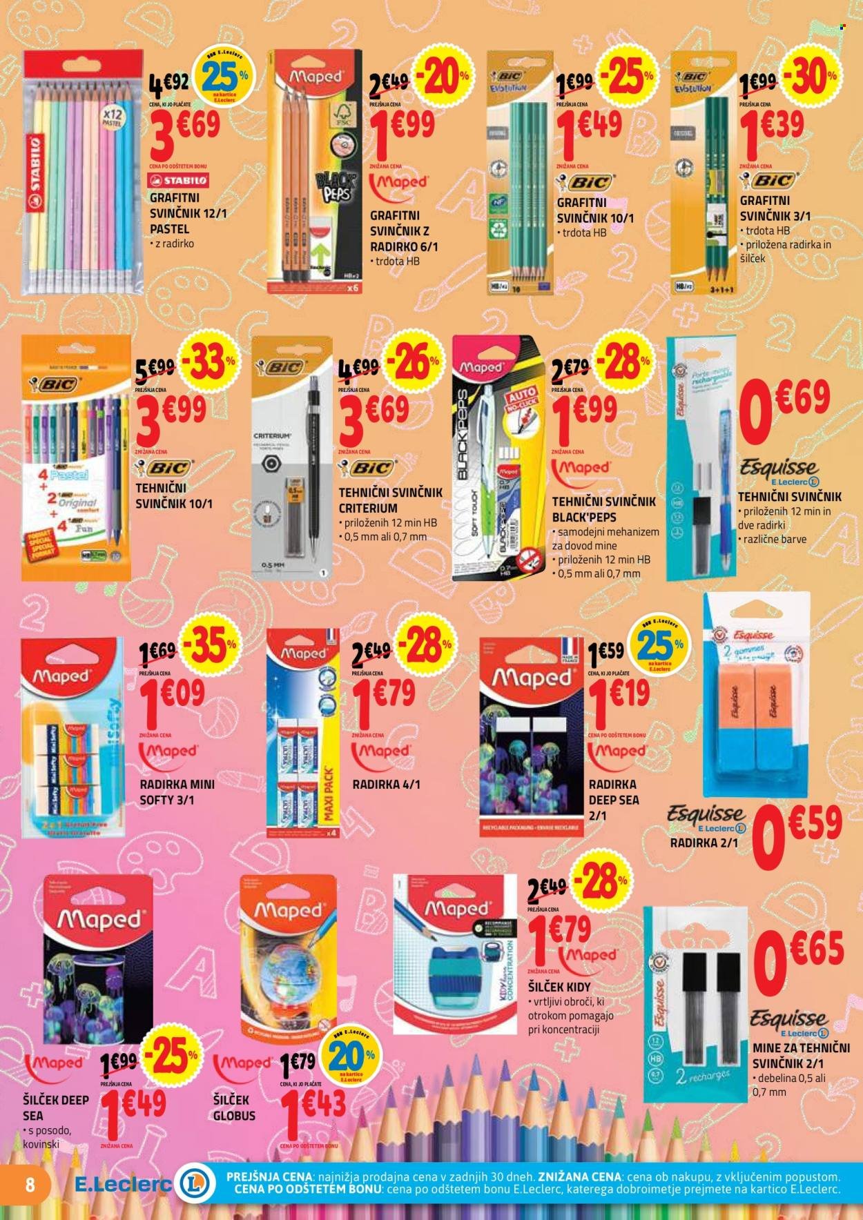 E.LECLERC katalog - Vse za šolo (2025-07-30 - 2025-08-30)