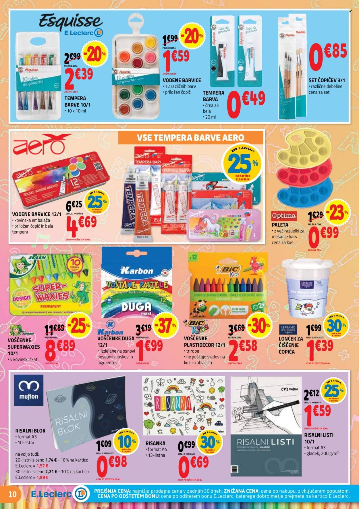 E.LECLERC katalog - Vse za šolo (2025-07-30 - 2025-08-30)