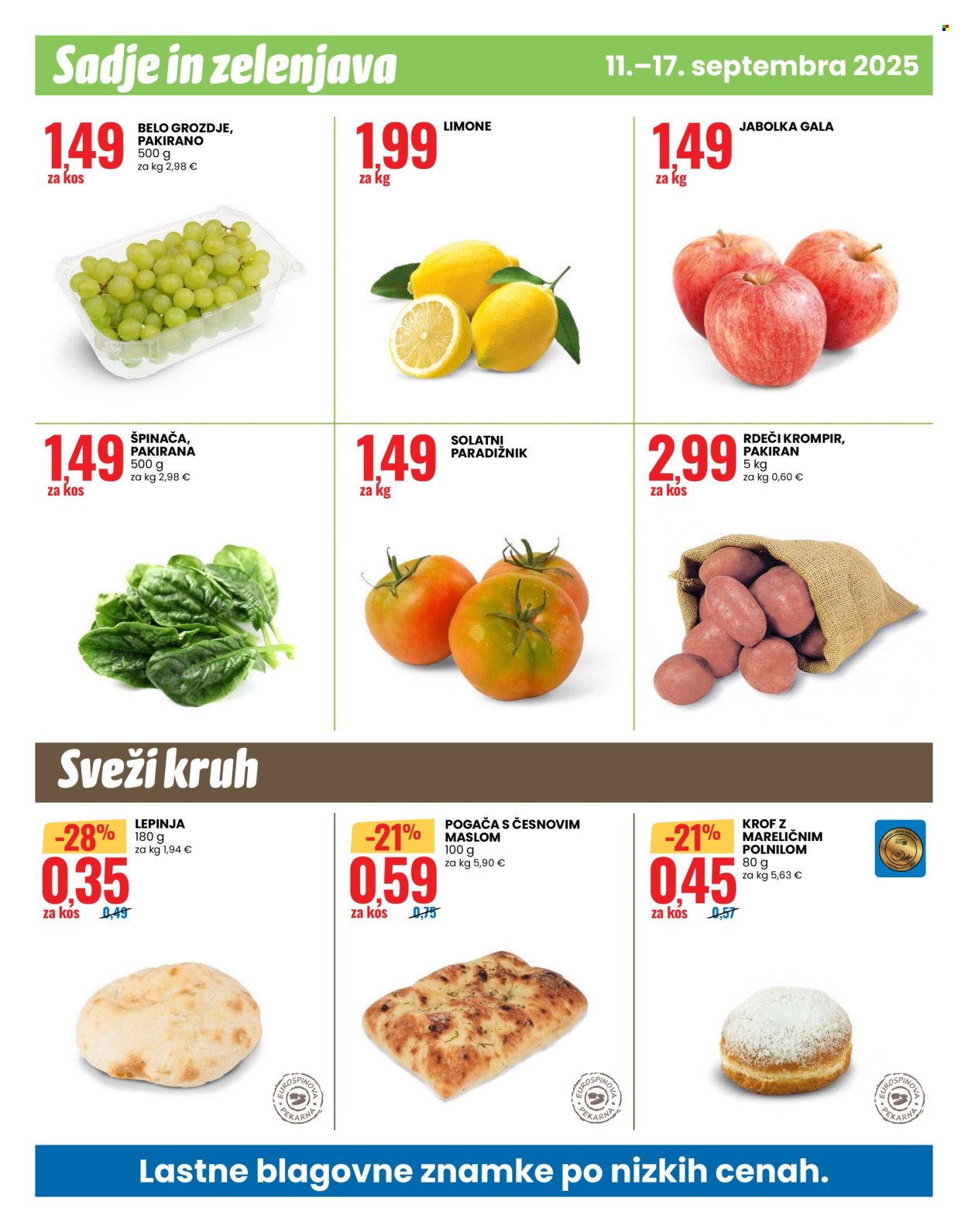 EUROSPIN katalog - Velikani prihranka (2025-09-11 - 2025-09-17)