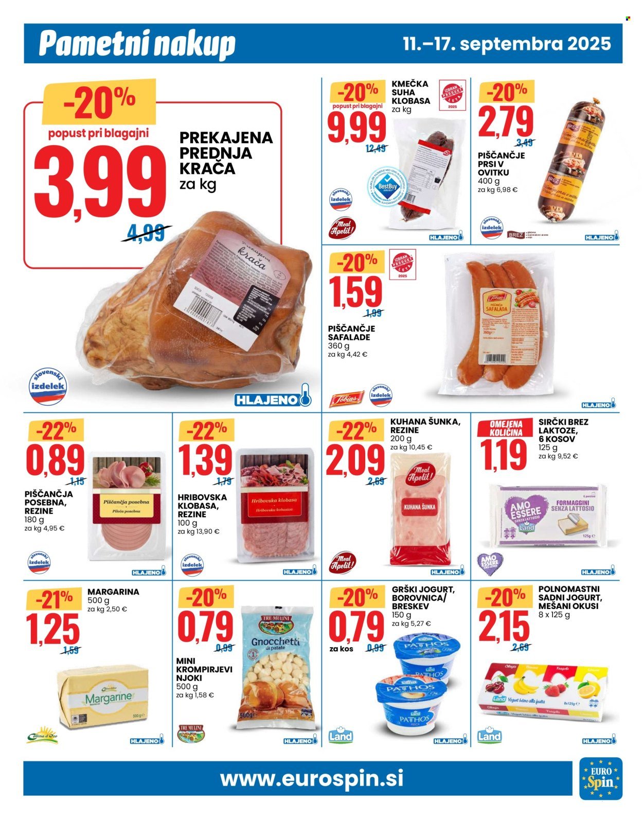 EUROSPIN katalog - Velikani prihranka (2025-09-11 - 2025-09-17)