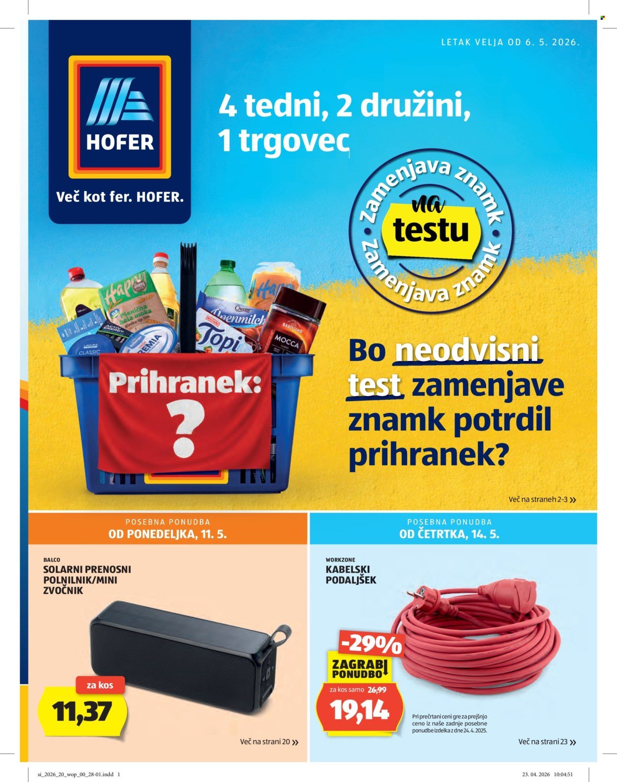 HOFER katalog - Od srede, 6. 5. 2026 (2026-05-06 - 2026-05-13)