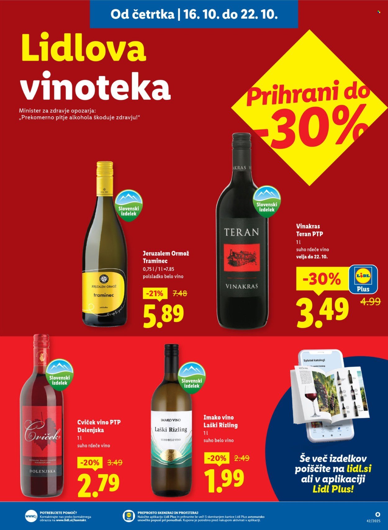 LIDL katalog - Od četrtka, 16. 10. 2025 (2025-10-16 - 2025-10-22)