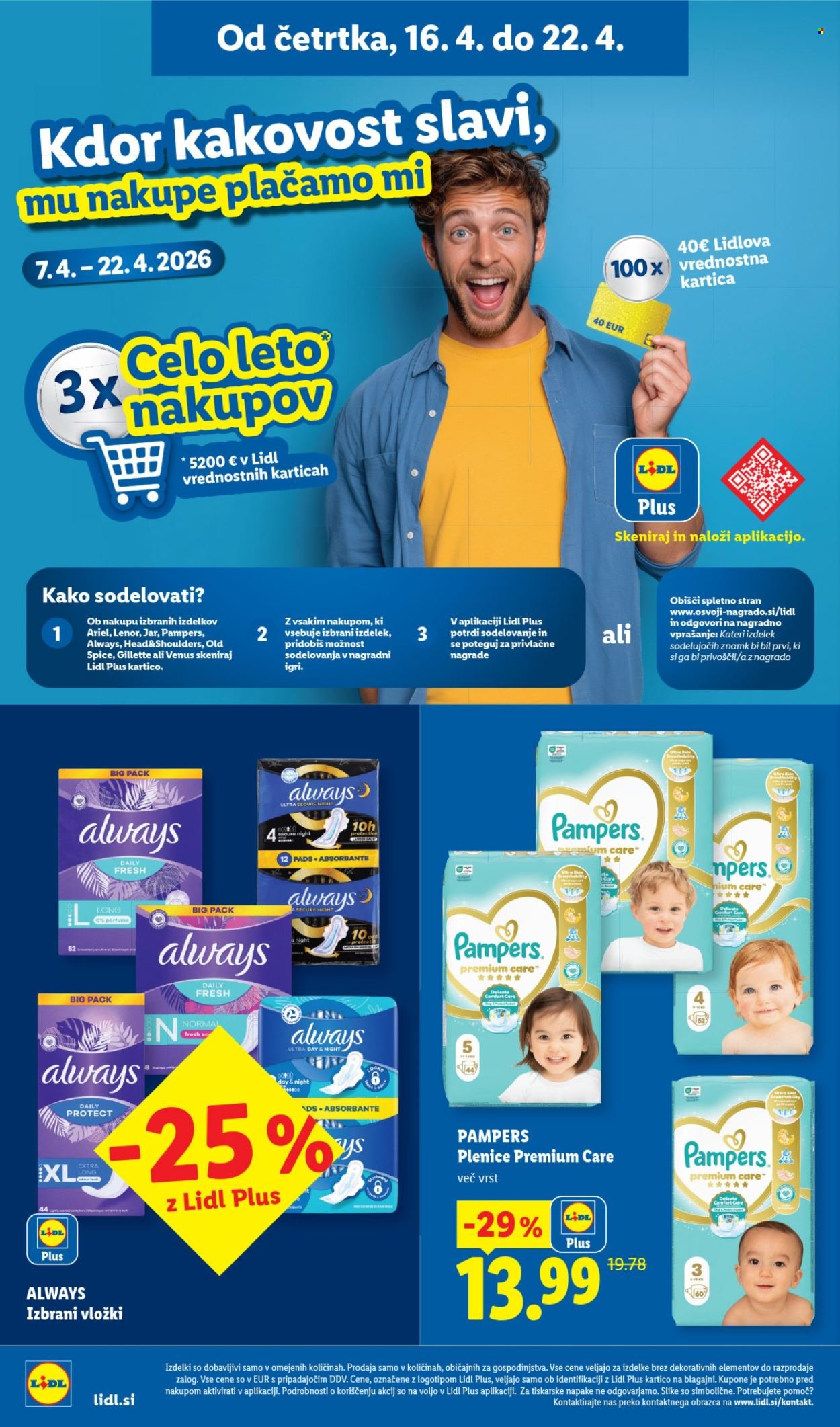 LIDL katalog - Od četrtka, 16. 4. 2026 (2026-04-16 - 2026-04-22)