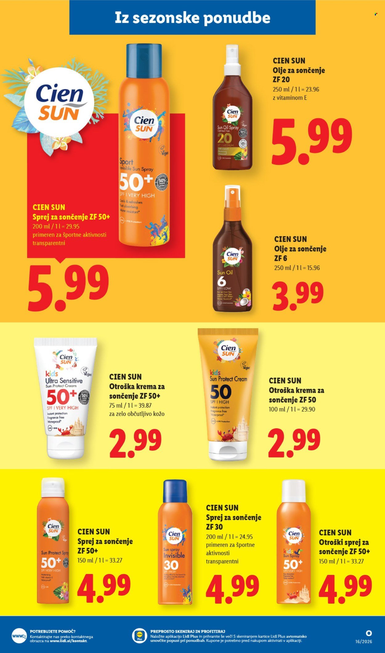 LIDL katalog - Od četrtka, 16. 4. 2026 (2026-04-16 - 2026-04-22)