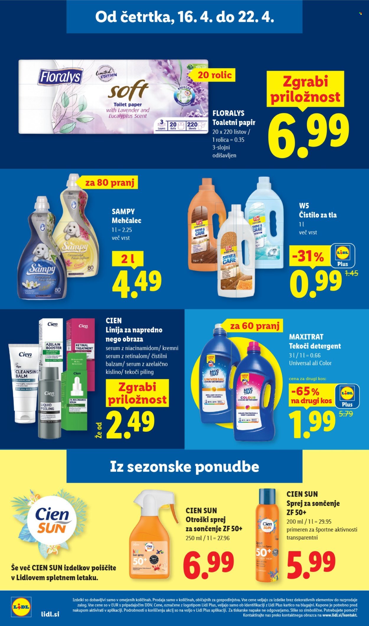 LIDL katalog - Od četrtka, 16. 4. 2026 (2026-04-16 - 2026-04-22)