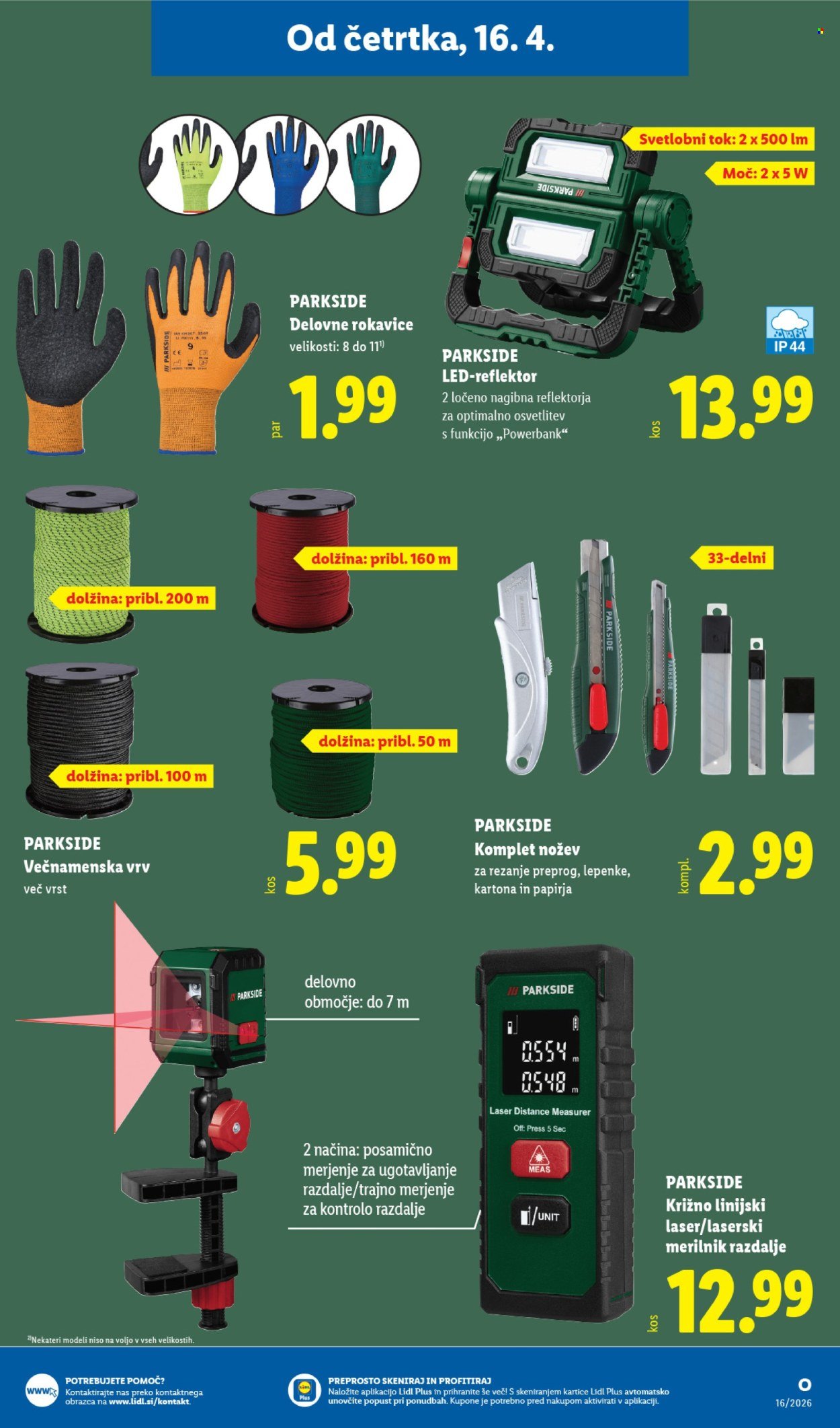LIDL katalog - Od četrtka, 16. 4. 2026 (2026-04-16 - 2026-04-22)