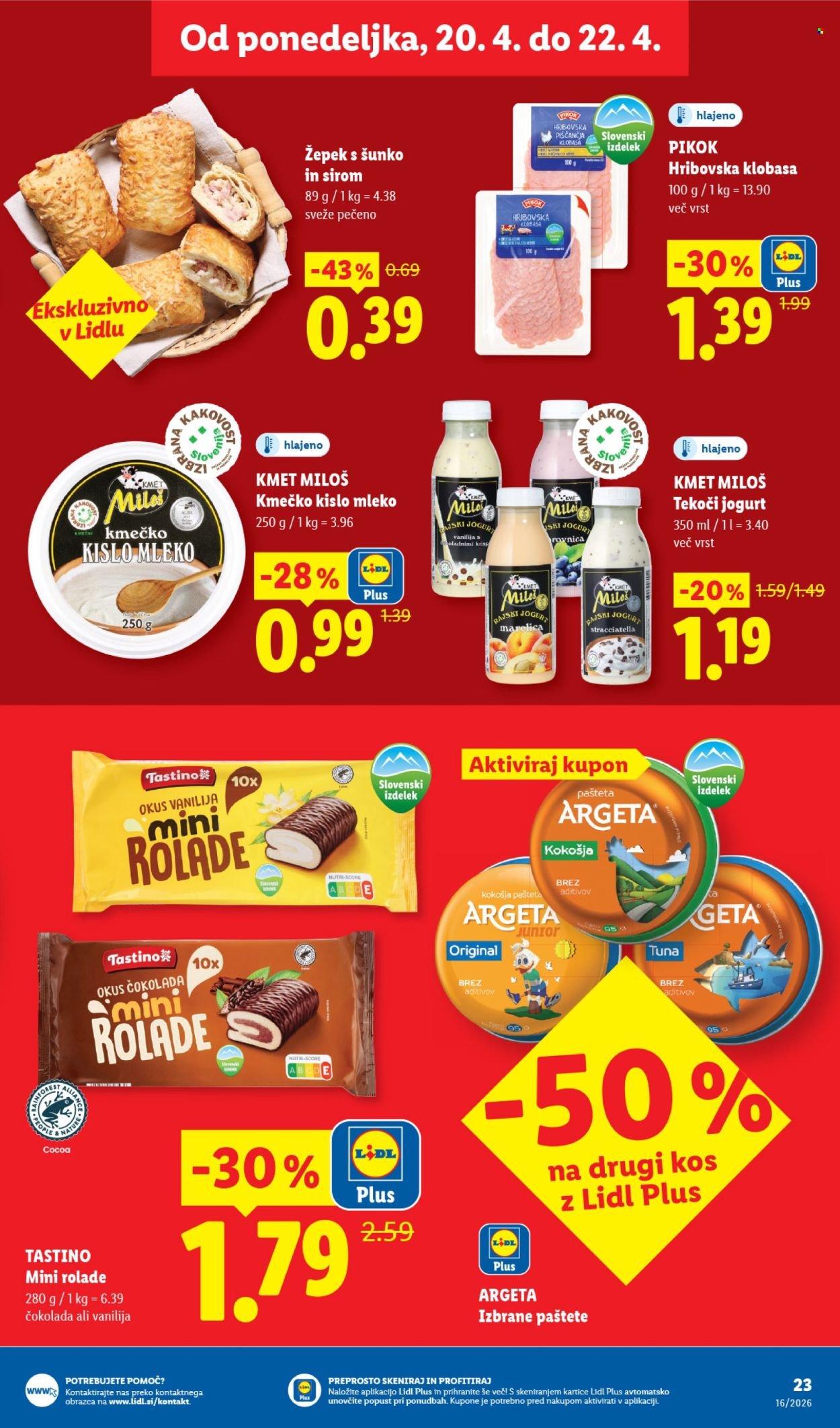 LIDL katalog - Od četrtka, 16. 4. 2026 (2026-04-16 - 2026-04-22)