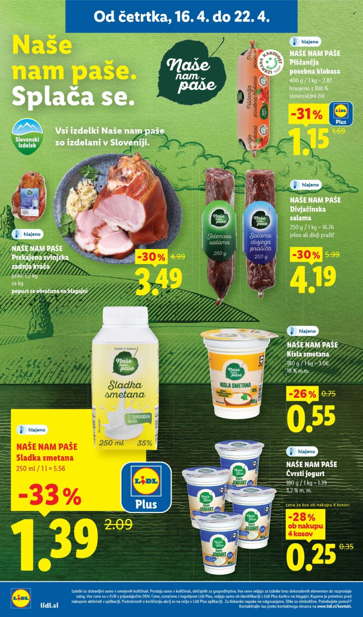 LIDL katalog - Od četrtka, 16. 4. 2026 (2026-04-16 - 2026-04-22)