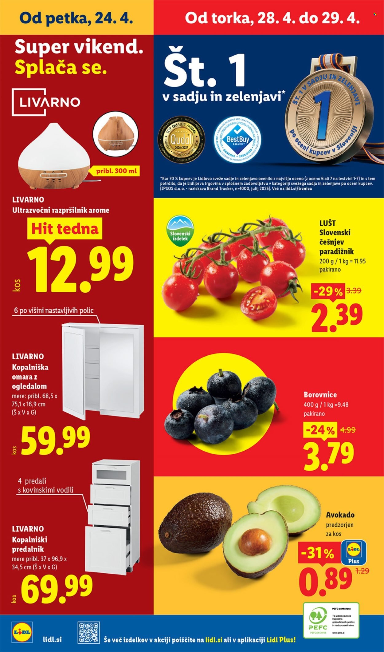 LIDL katalog - Od četrtka, 23. 4. 2026 (2026-04-23 - 2026-04-30)