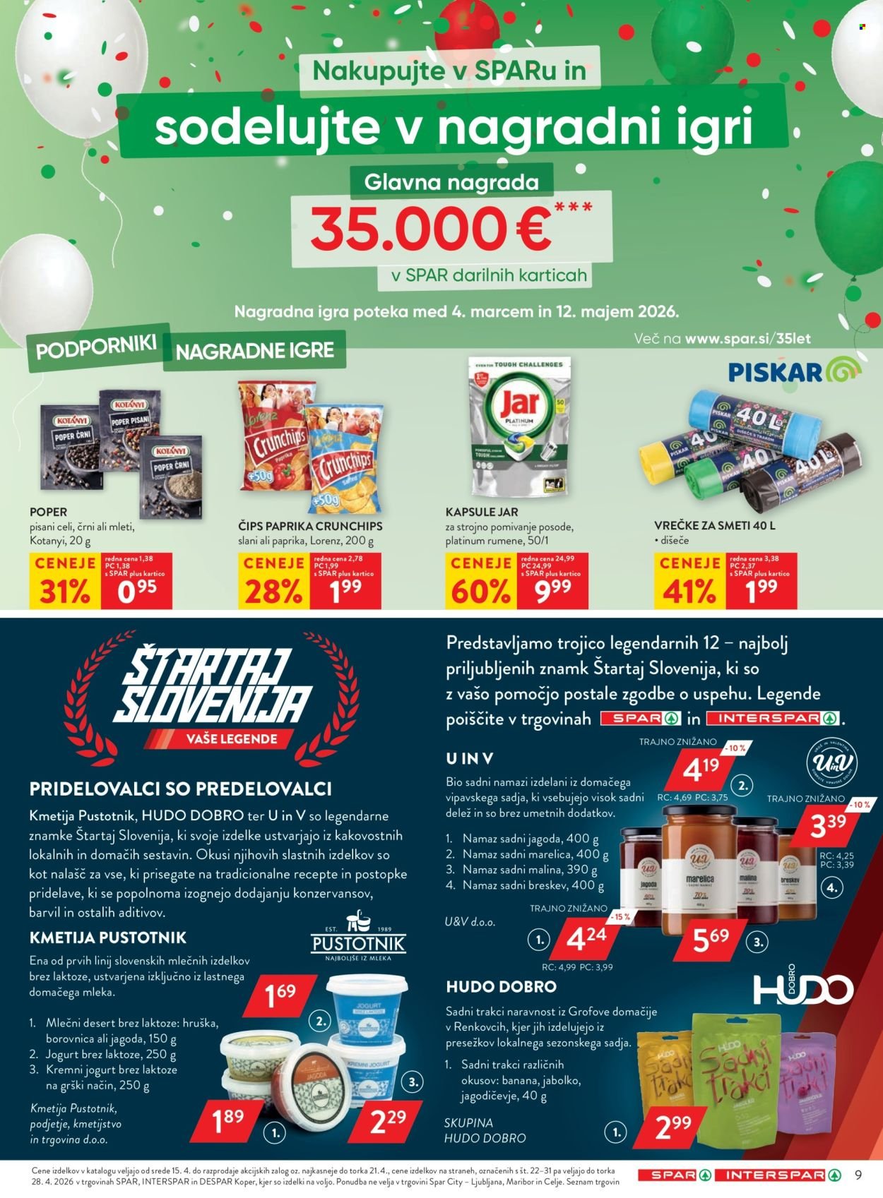 SPAR katalog - Od srede, 15. 4. 2026 (2026-04-15 - 2026-04-28)