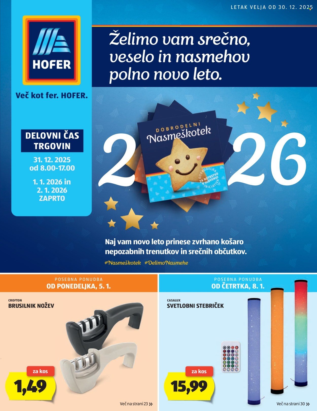 HOFER katalog - Od torka, 30. 12. 2025 (2025-12-30 - 2026-01-08)