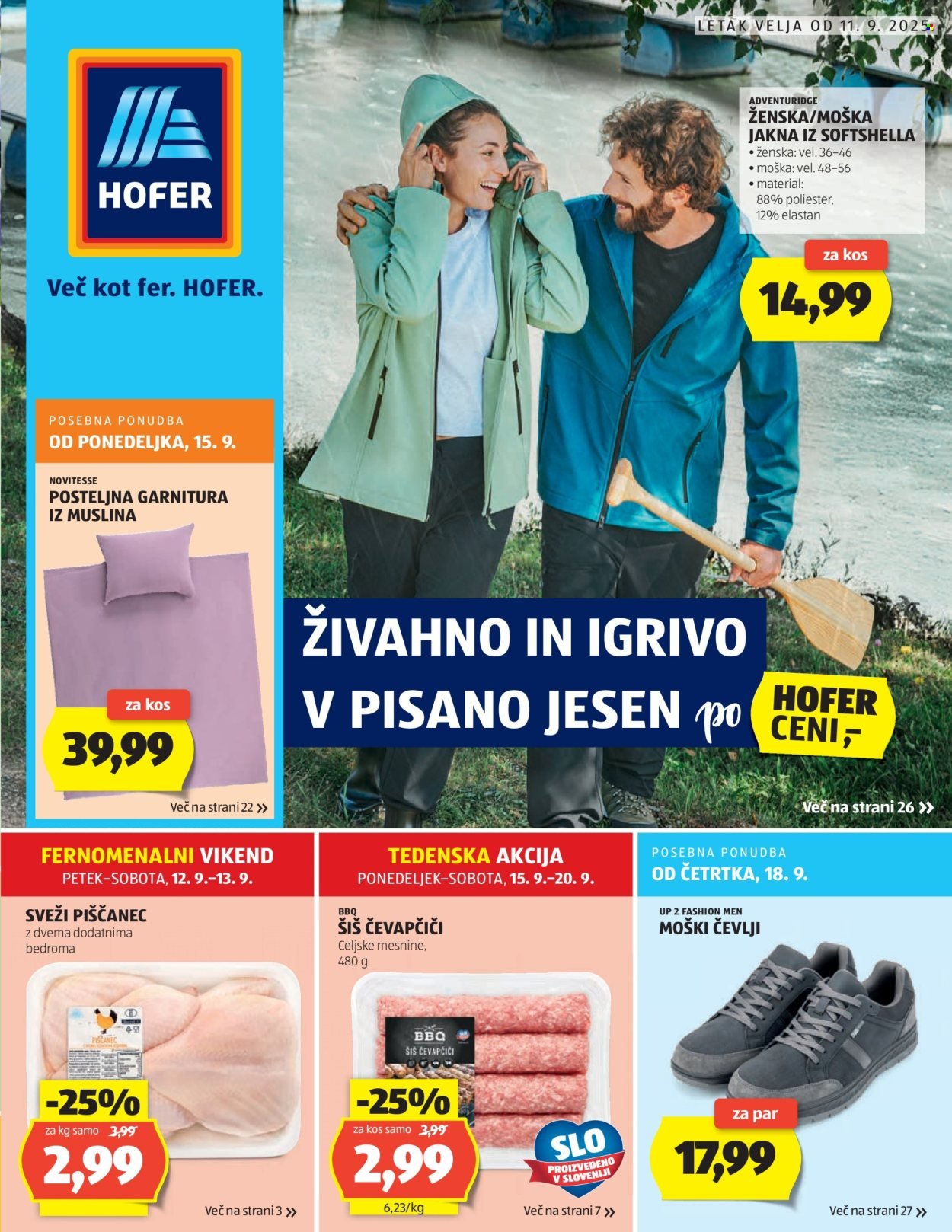 HOFER katalog - Od četrtka, 11. 9. 2025 (2025-09-11 - 2025-09-20)