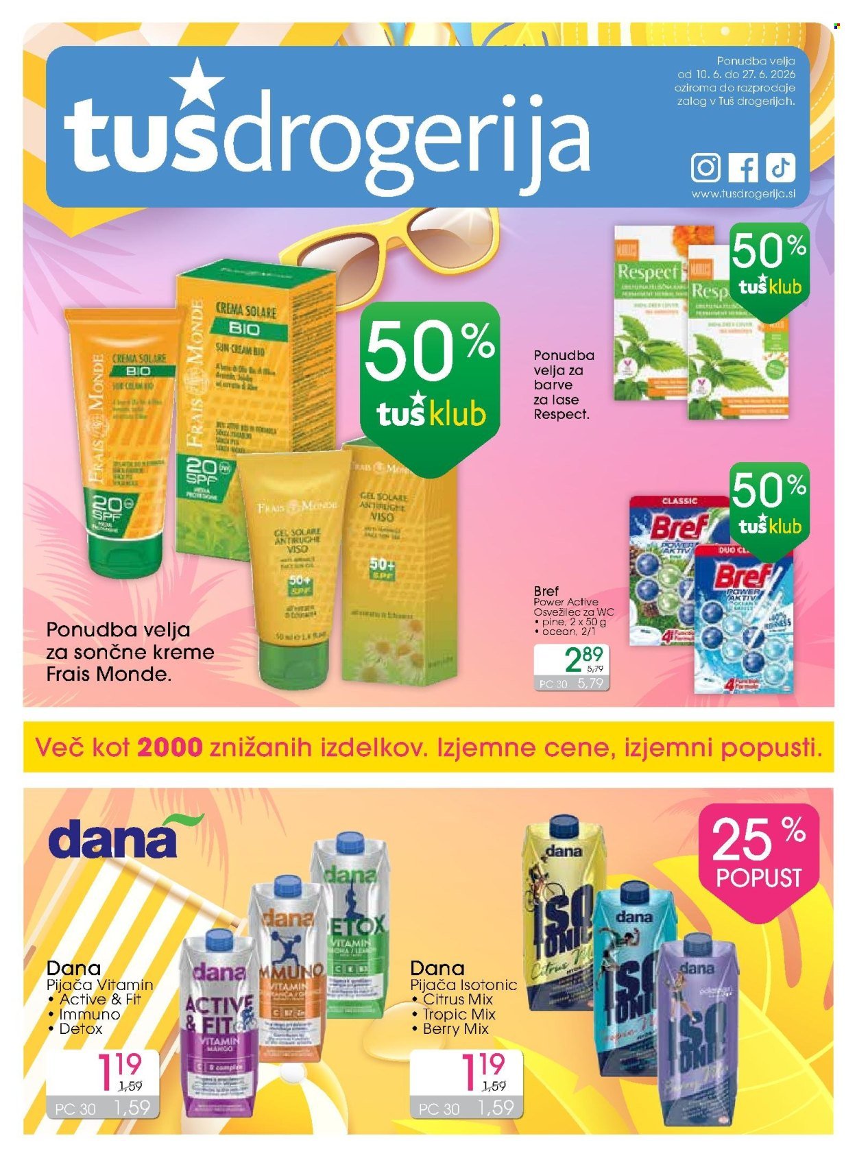 TUŠ DROGERIA katalog - Od srede, 10. 6. 2026