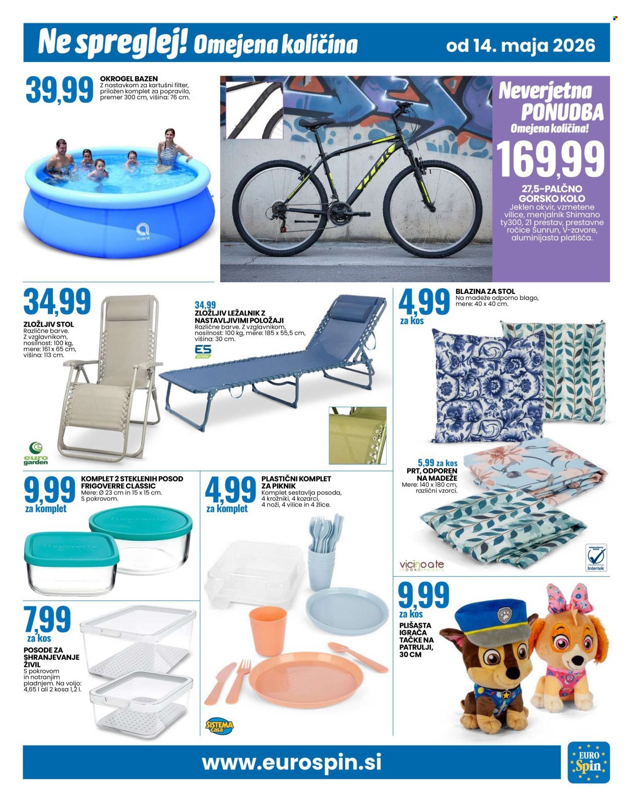 EUROSPIN katalog - Eurospin praznuje z vami (2026-05-14 - 2026-05-20)