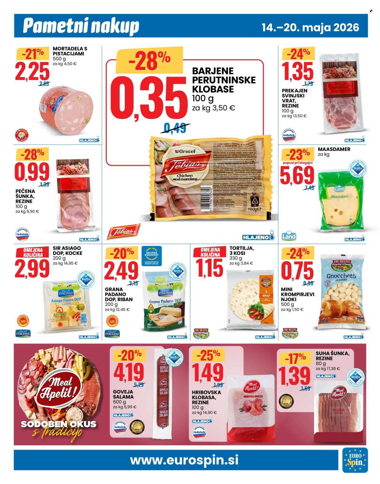 EUROSPIN katalog - Eurospin praznuje z vami (2026-05-14 - 2026-05-20)