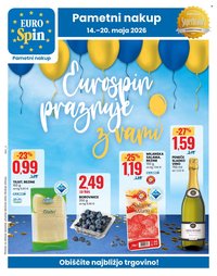 EUROSPIN katalog - Eurospin praznuje z vami (2026-05-14 - 2026-05-20)