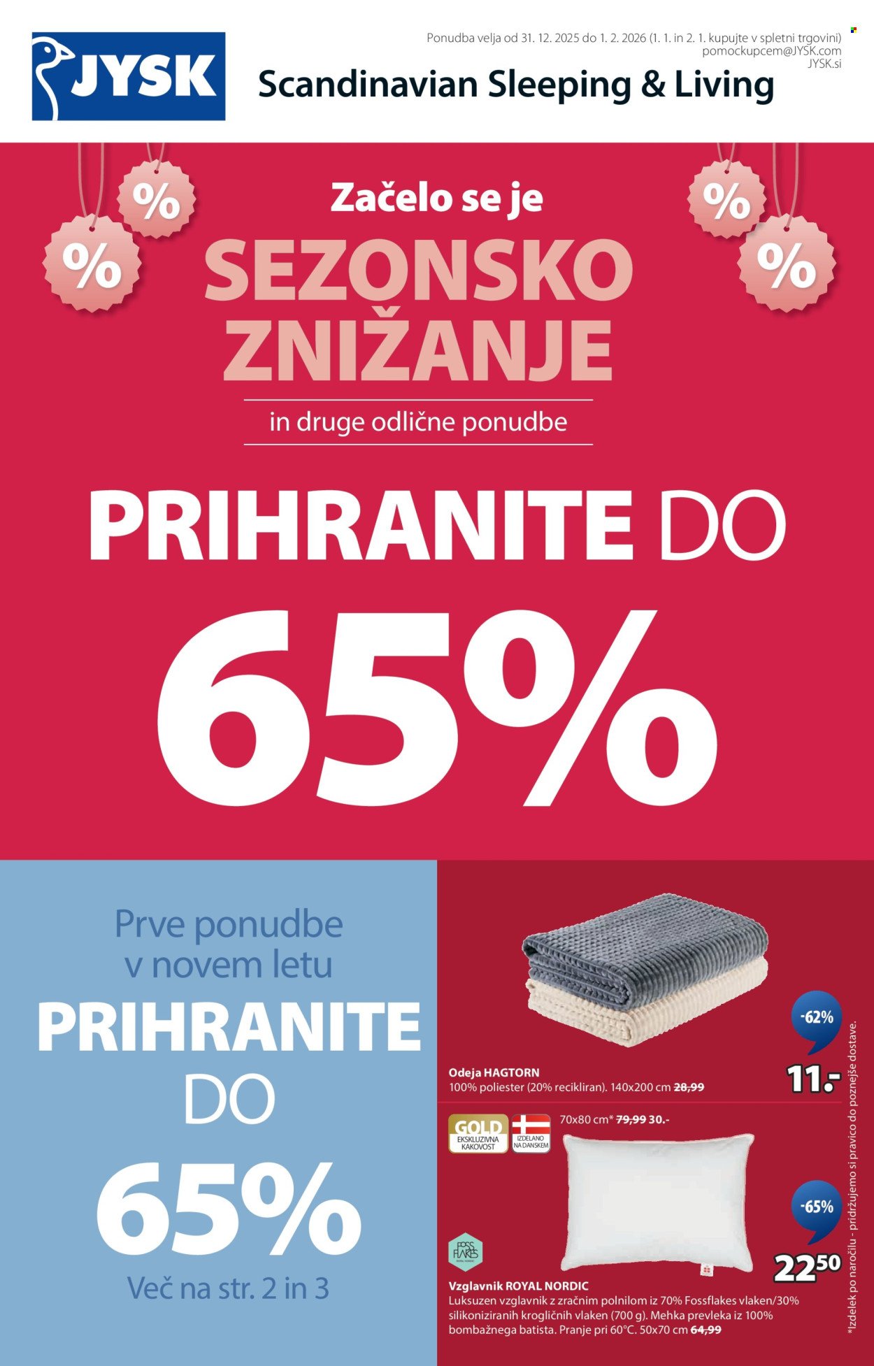 JYSK katalog - Od srede, 31. 12. 2025 (2025-12-31 - 2026-01-02)