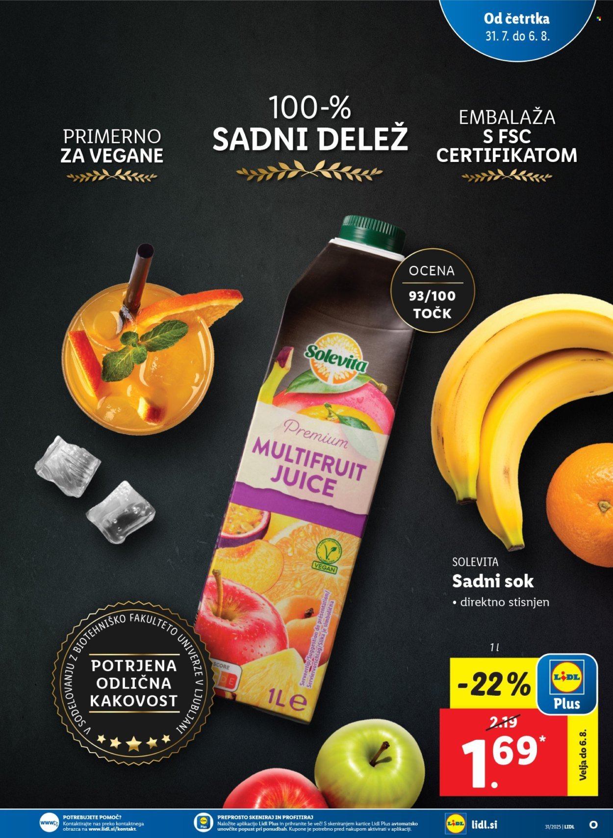LIDL katalog - Od četrtka, 31. 7. 2025 (2025-07-31 - 2025-08-06)