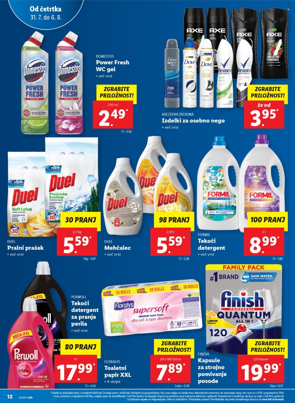 LIDL katalog - Od četrtka, 31. 7. 2025 (2025-07-31 - 2025-08-06)