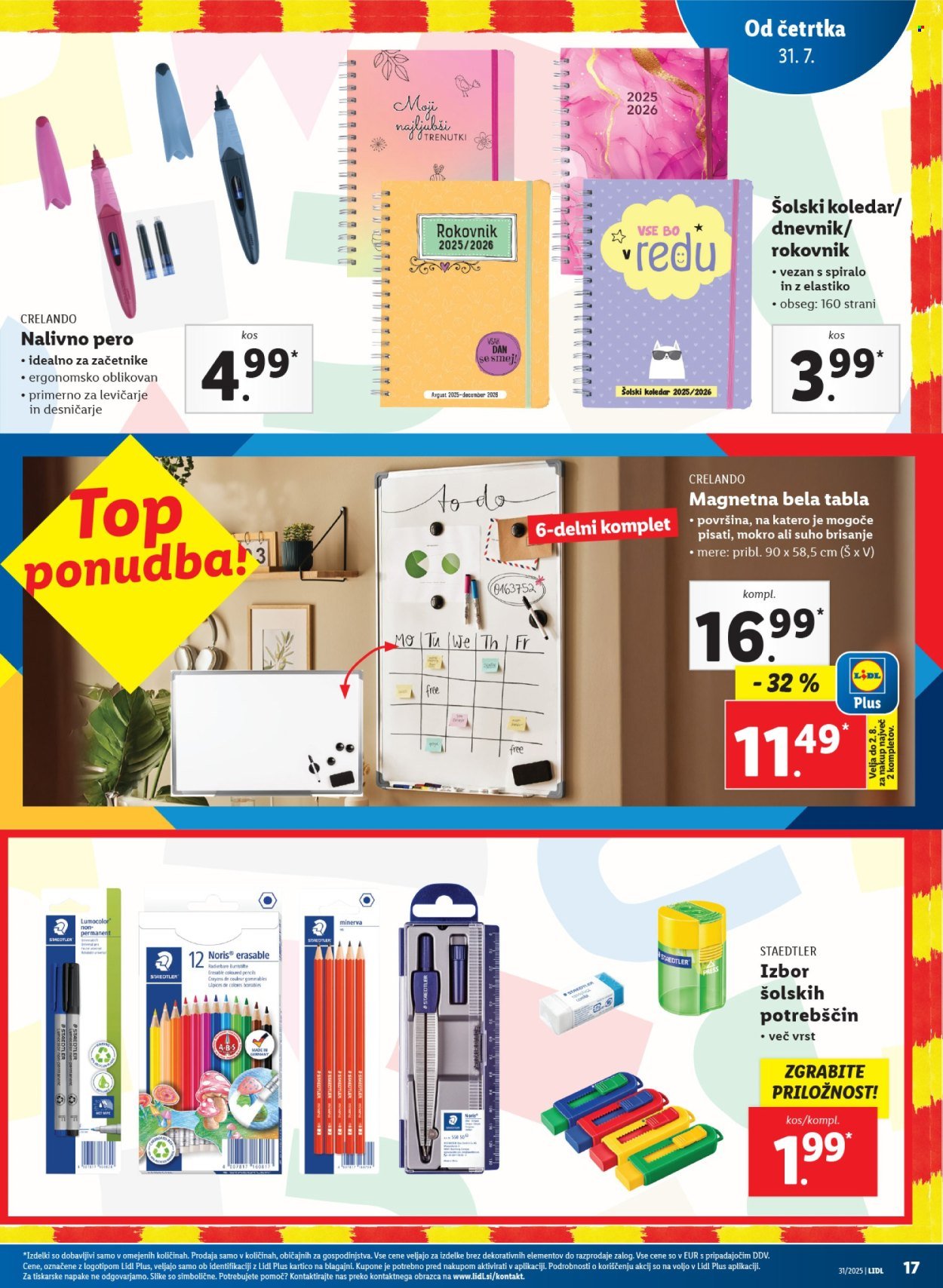 LIDL katalog - Od četrtka, 31. 7. 2025 (2025-07-31 - 2025-08-06)
