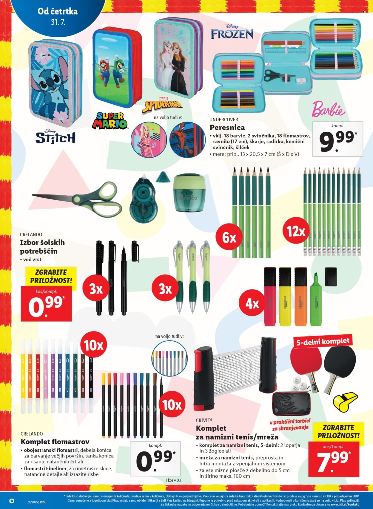 LIDL katalog - Od četrtka, 31. 7. 2025 (2025-07-31 - 2025-08-06)