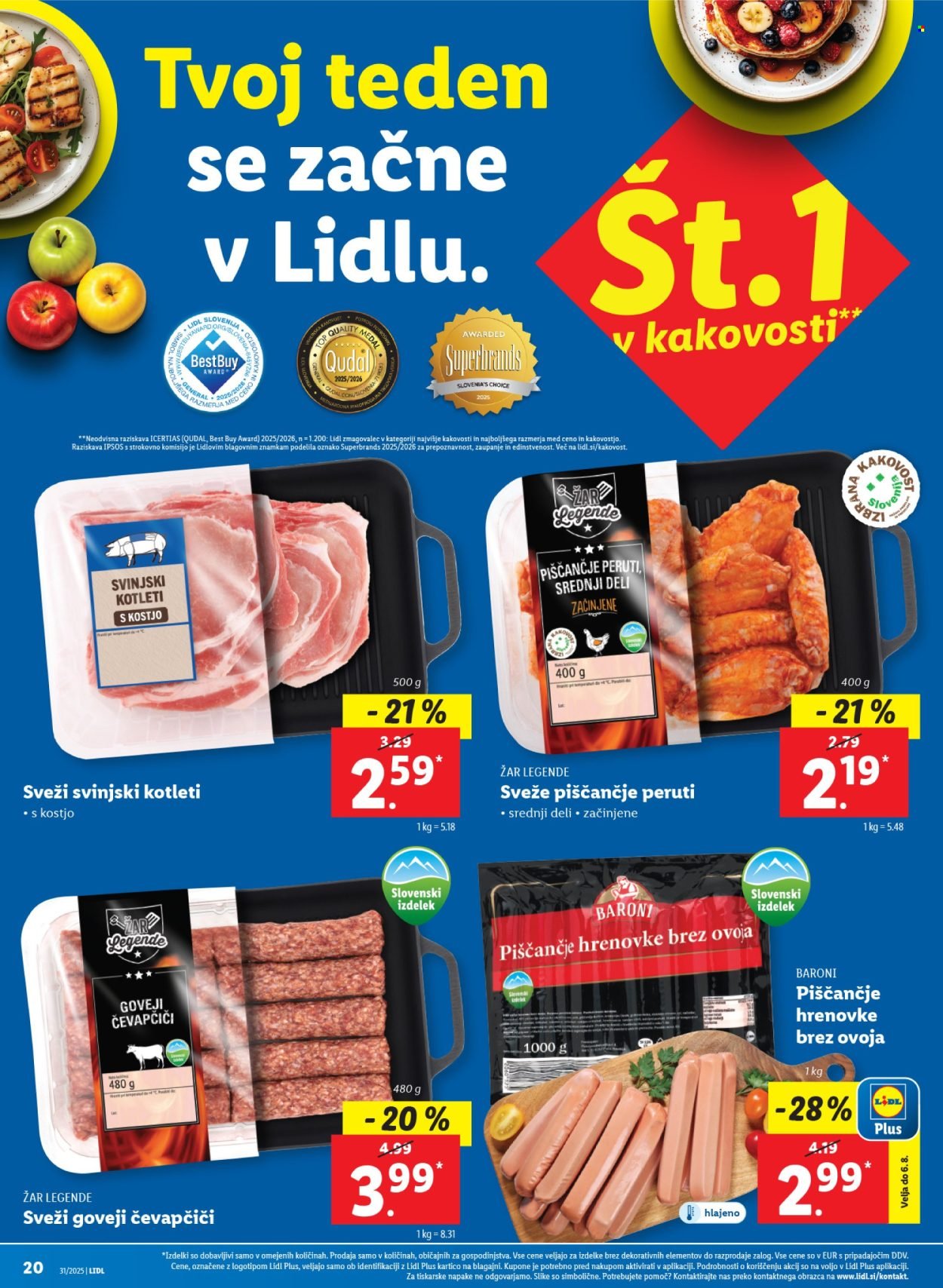 LIDL katalog - Od četrtka, 31. 7. 2025 (2025-07-31 - 2025-08-06)