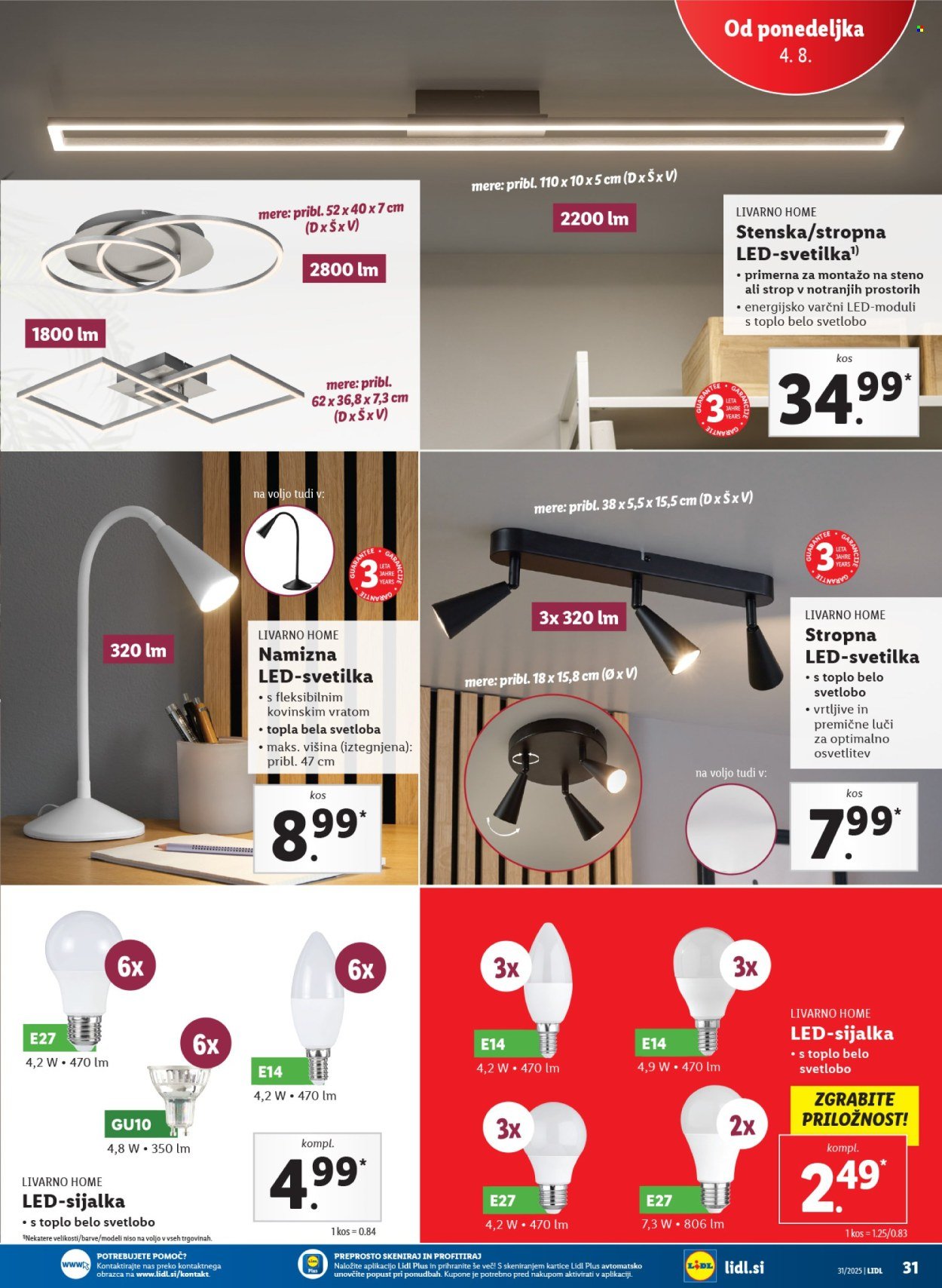 LIDL katalog - Od četrtka, 31. 7. 2025 (2025-07-31 - 2025-08-06)