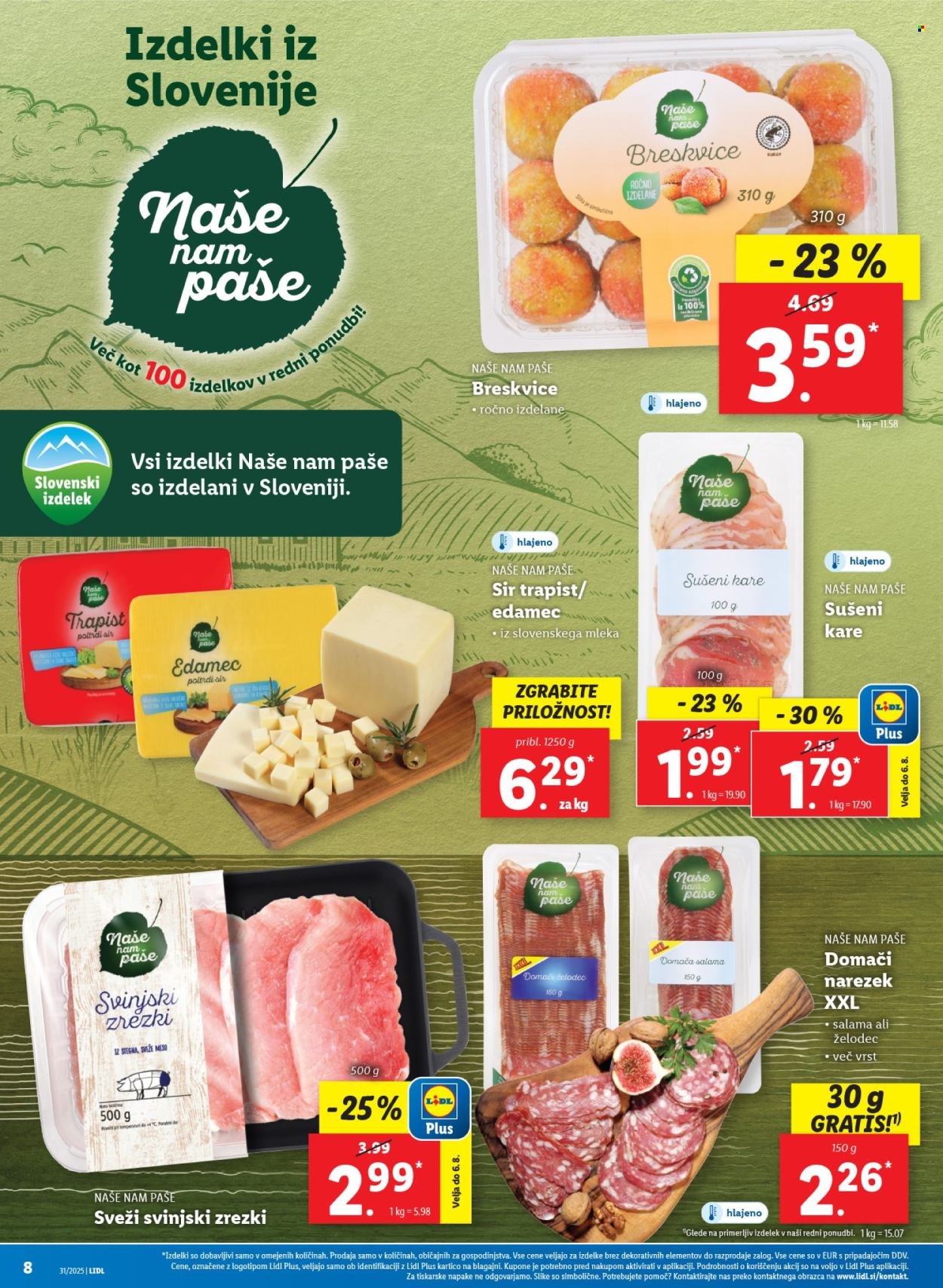 LIDL katalog - Od četrtka, 31. 7. 2025 (2025-07-31 - 2025-08-06)