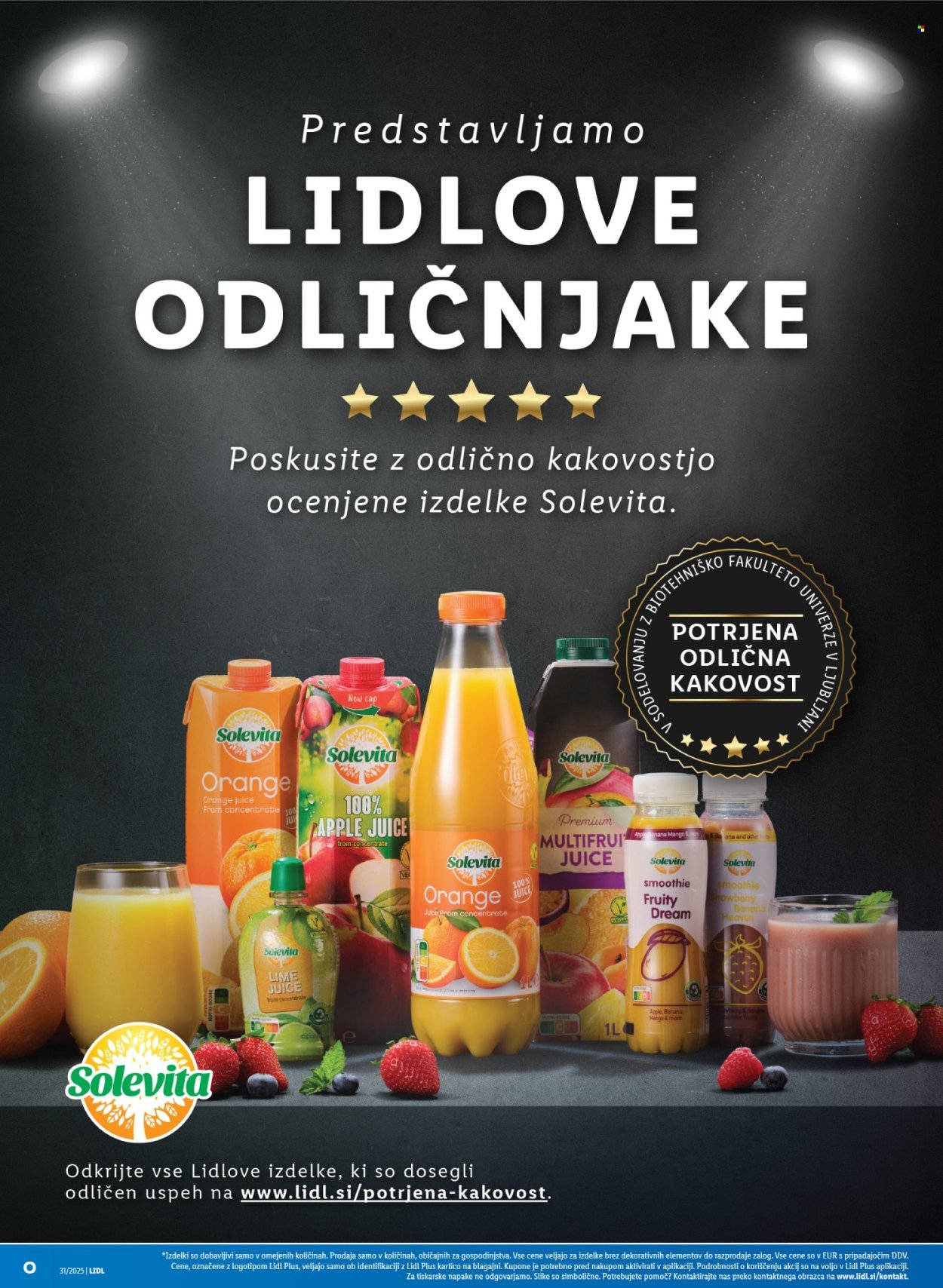 LIDL katalog - Od četrtka, 31. 7. 2025 (2025-07-31 - 2025-08-06)