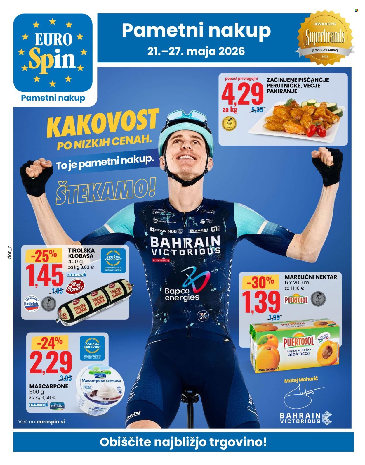EUROSPIN katalog - Kakovost po nizkih cenah (2026-05-21 - 2026-05-27)