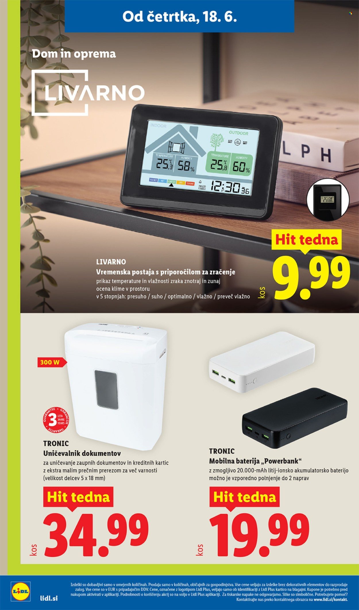 LIDL katalog - Od četrtka, 18. 6. 2026