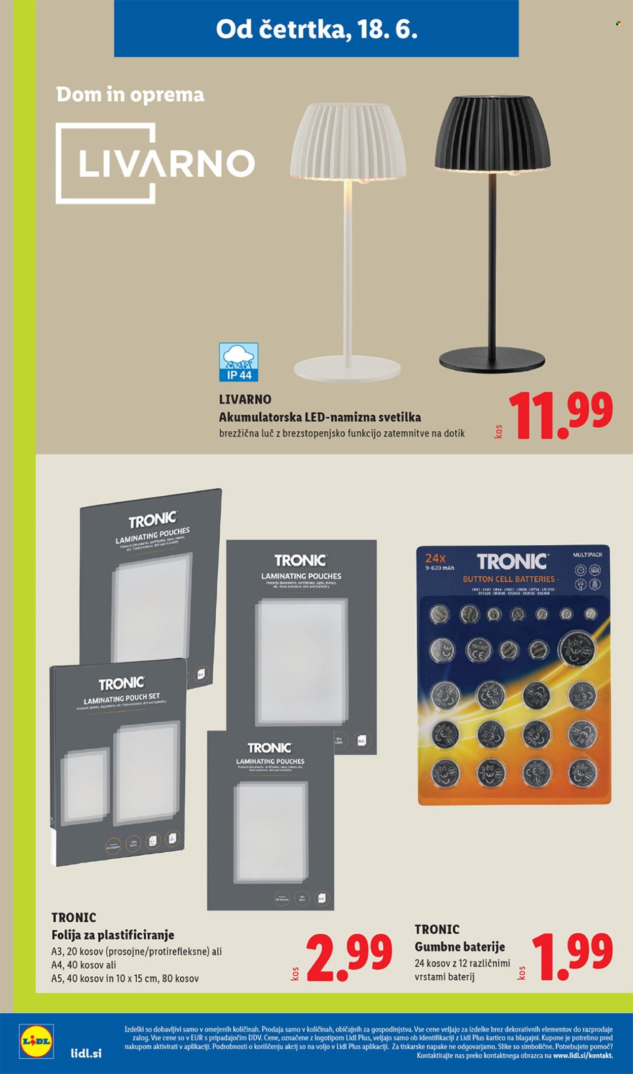 LIDL katalog - Od četrtka, 18. 6. 2026